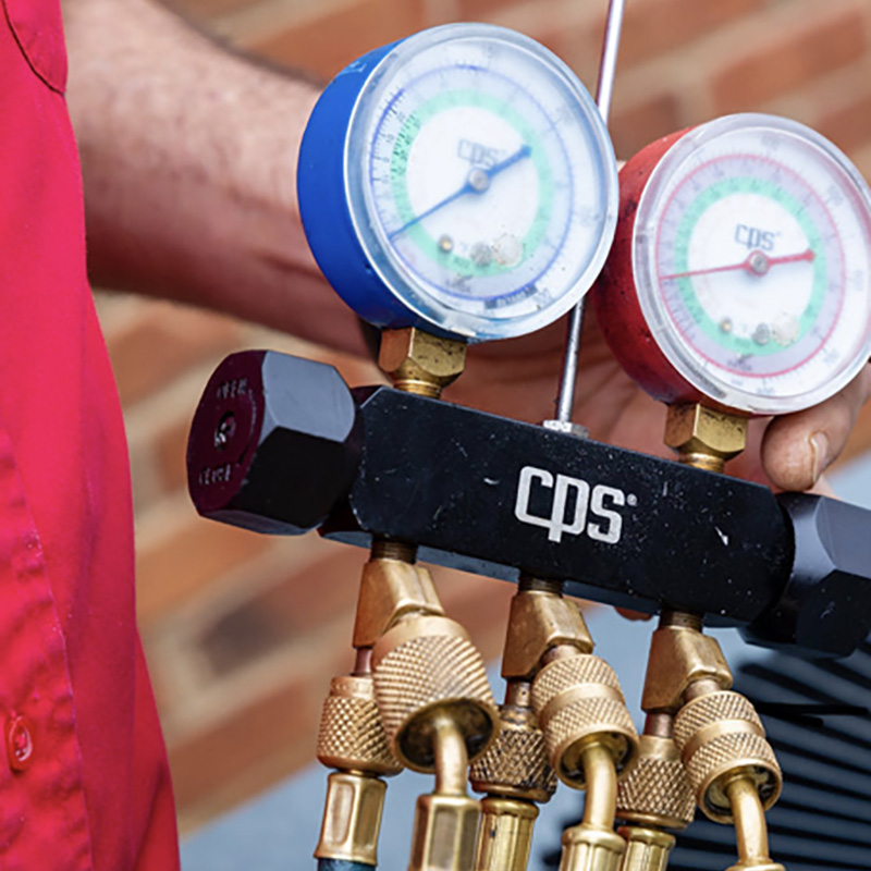 technician checking hvac valves griffin fa